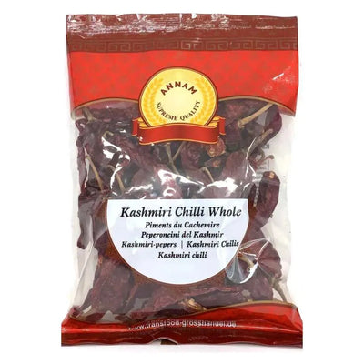 Annam Dried Kashmiri Chilli Whole - 500g-Global Food Hub