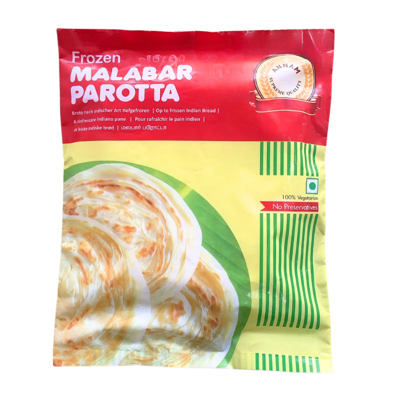 Annam Frozen Malabar Parotta - 300g-Global Food Hub