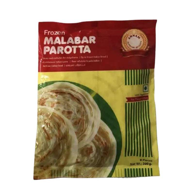 Annam Frozen Malabar Parotta-300 grams-Global Food Hub