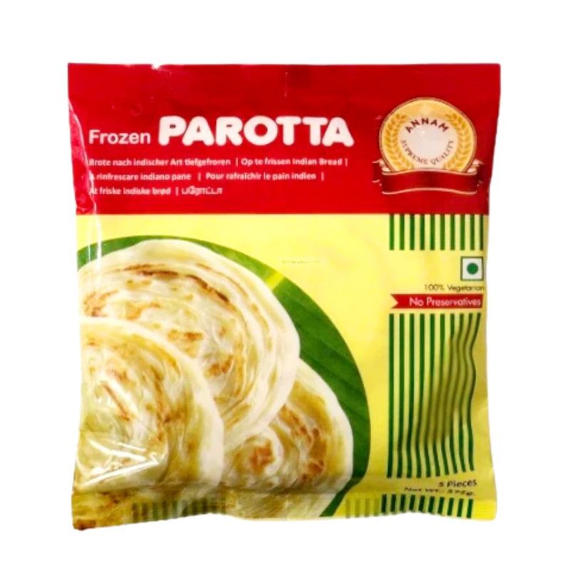 Annam Frozen Parotta - 375g-Global Food Hub