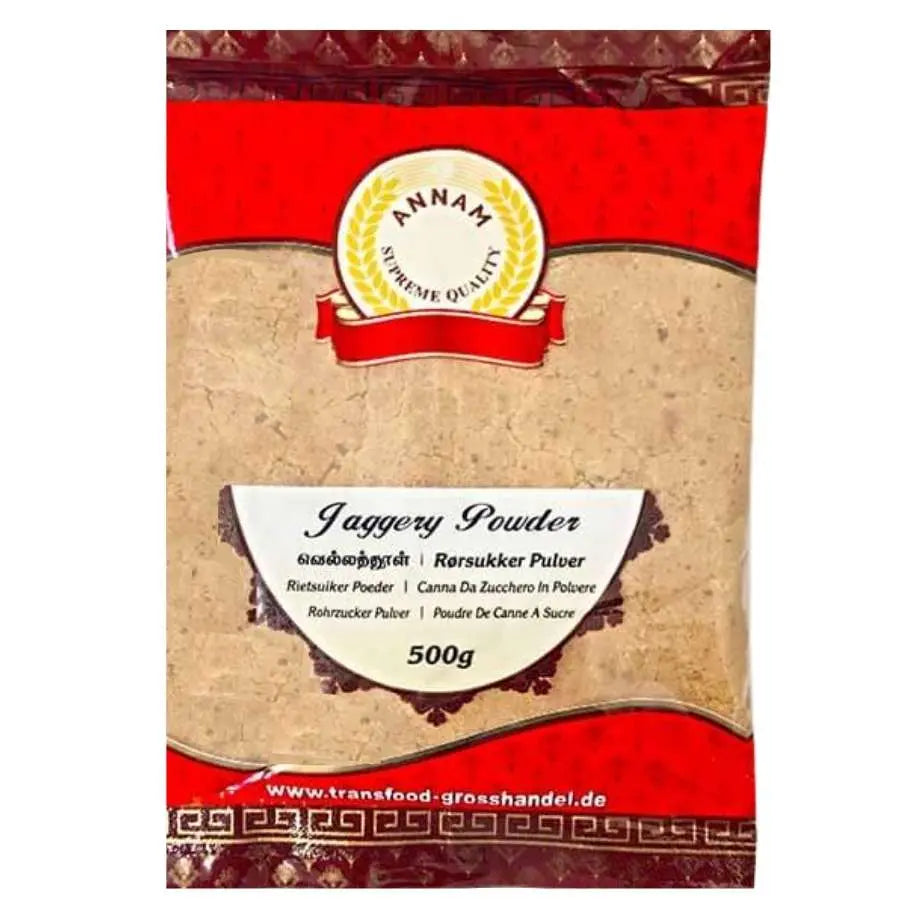 Annam Jaggery Powder White-500 grams-Global Food Hub