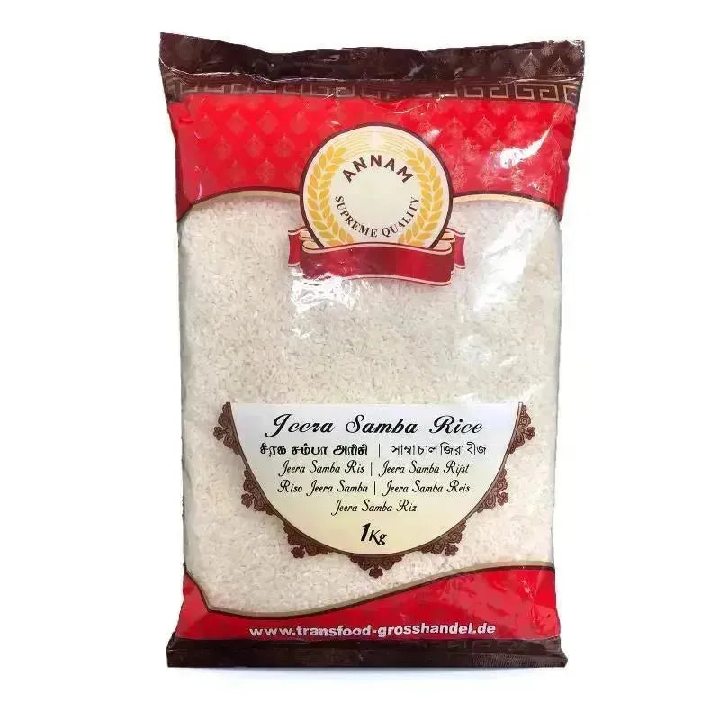 Annam Jeera Samba Rice - 1Kg-Global Food Hub