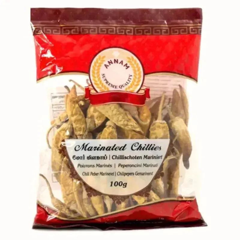 Annam Marinated Chillies - 100g-Global Food Hub