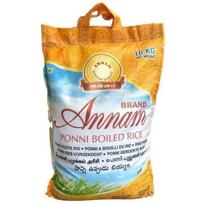 Annam Ponni Boiled Rice 10kg-Global Food Hub