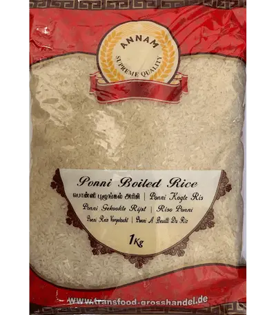 Annam Ponni Boiled Rice 5kg-Global Food Hub