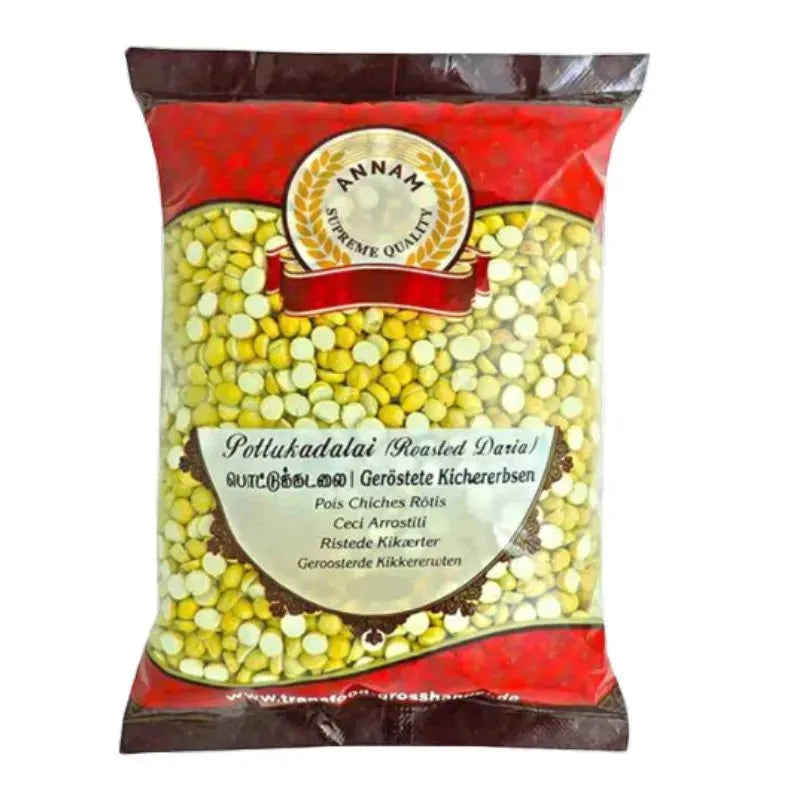 Annam Pottukadalai/ Roasted Daria Split - 1Kg-Global Food Hub