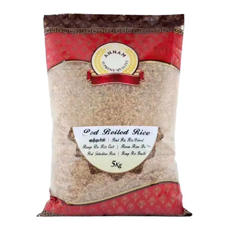 Annam Red Boiled Matta Rice - 5Kg-Global Food Hub