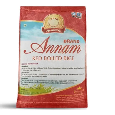 Annam Red Parboiled Rice - 10Kgs-Global Food Hub