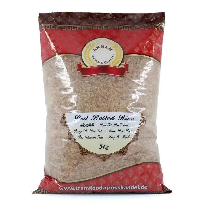 Annam Red Parboiled Rice - 5Kgs-Global Food Hub