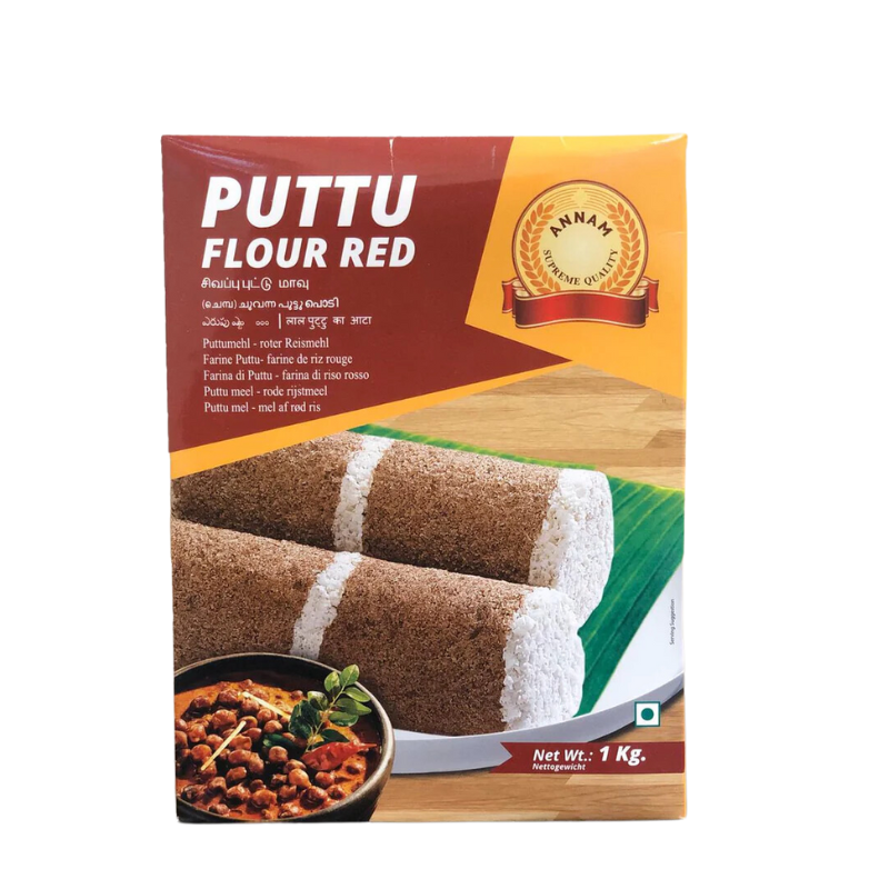 Annam Red Puttu Flour Roasted-1 KG-Global Food Hub