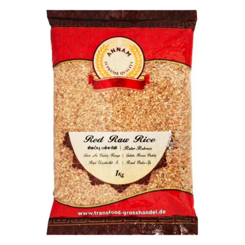 Annam Red Raw Rice - 1Kg-Global Food Hub