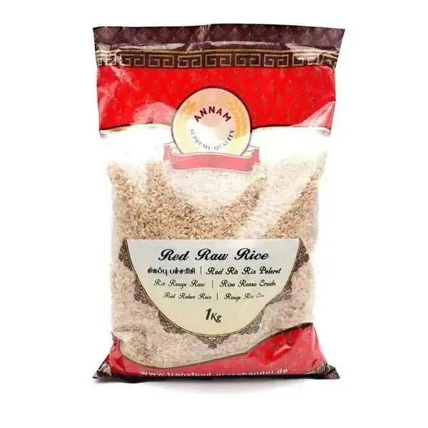 Annam Red Raw Rice - 1Kg-Global Food Hub