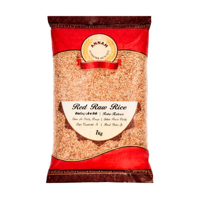Annam Red Raw Rice - 1Kg-Global Food Hub
