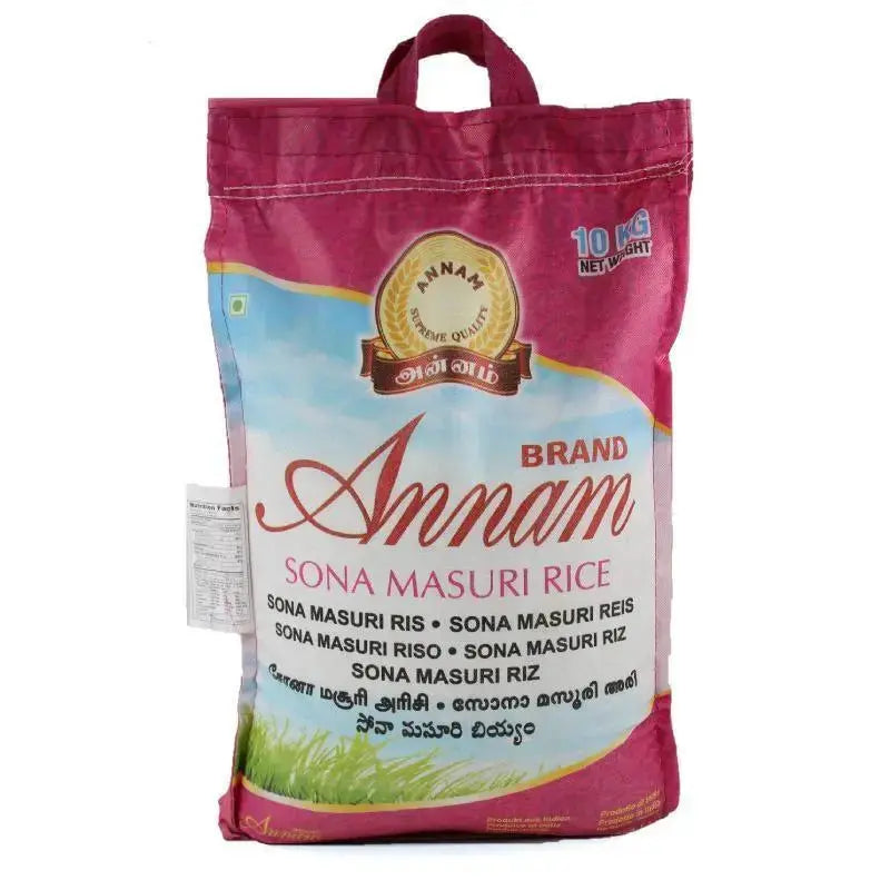 Annam Sona Masoori Rice 10kg-Global Food Hub