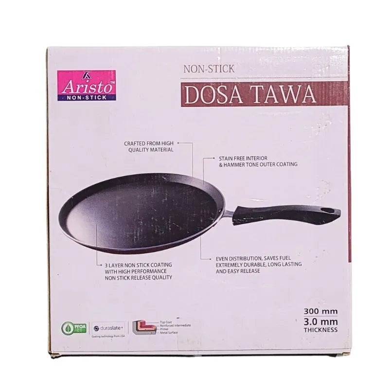 Aristo 3mm Thick Dosa Tawa (Premium) - 250mm-Global Food Hub