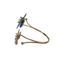 Arm Cuff Jewellery for Women (Upper Arm Bracelet) - Blue-Global Food Hub