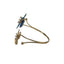 Arm Cuff Jewellery for Women (Upper Arm Bracelet) - Blue-Global Food Hub