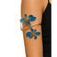 Arm Cuff Jewellery for Women (Upper Arm Bracelet) - Blue-Global Food Hub