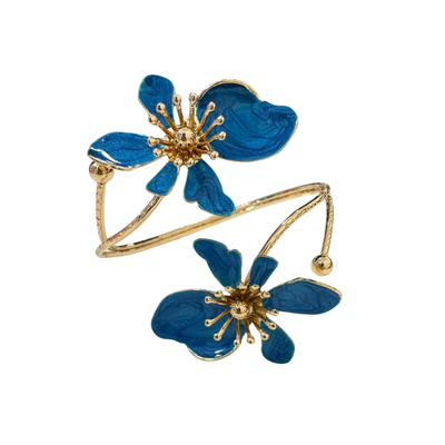 Arm Cuff Jewellery for Women (Upper Arm Bracelet) - Blue-Global Food Hub