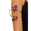 Arm Cuff Jewellery for Women (Upper Arm Bracelet) - Purple-Global Food Hub