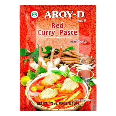 Aroy-D Red Curry Paste - 50g-Global Food Hub