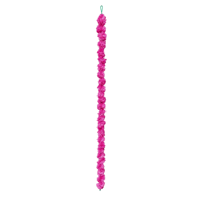 Artificial Garland 1 Pc - Dark Pink-Global Food Hub