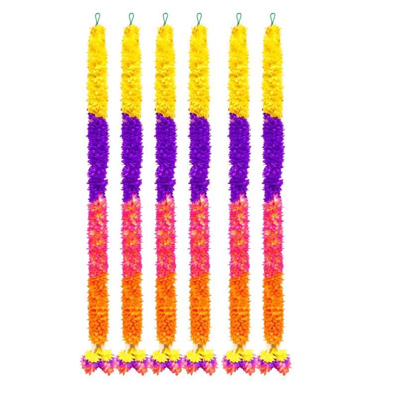 Artificial Garland 1 Pc - Multicolor-Global Food Hub