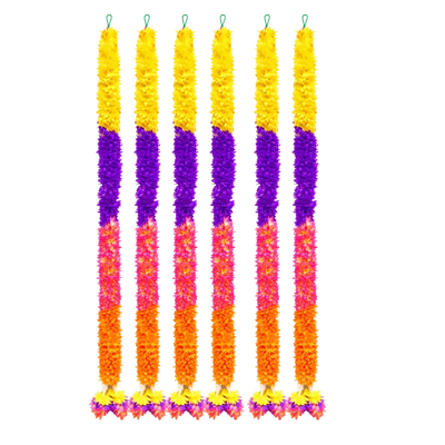 Artificial Garland 1 Pc - Multicolor-Global Food Hub