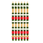 Artificial Garland 1 Pc - Multicolor with Golden Bell-Global Food Hub