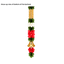 Artificial Garland 1 Pc - Multicolor with Golden Bell-Global Food Hub