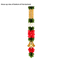 Artificial Garland 1 Pc - Multicolor with Golden Bell-Global Food Hub