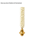 Artificial Garland 1 Pc - White with Golden Bell-Global Food Hub