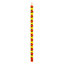 Artificial Garland 1 Pc - Yellow and Light Orange with Leaf-Global Food Hub