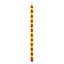 Artificial Garland 1 Pc - Yellow and Light Orange with Leaf-Global Food Hub