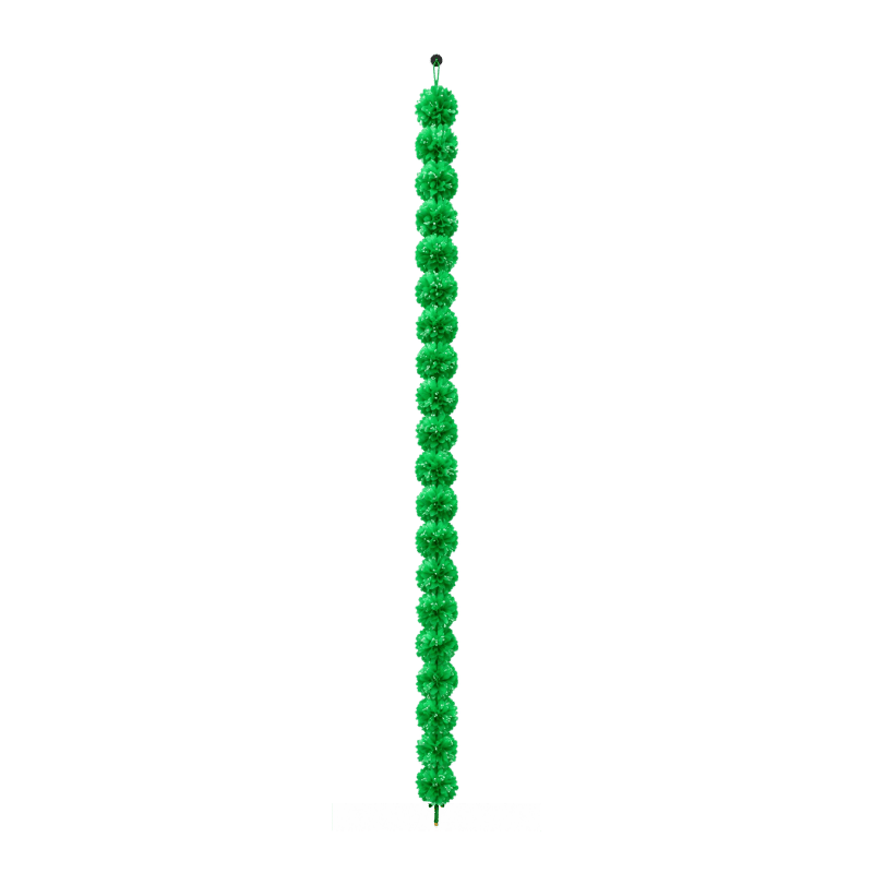 Artificial Marigold Garland 1Pc - Green-Global Food Hub