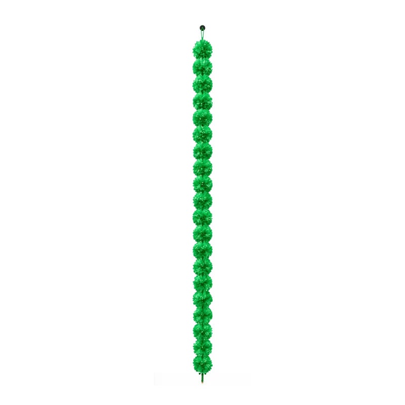 Artificial Marigold Garland 1Pc - Green-Global Food Hub