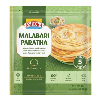 Ashoka Frozen Malabari Paratha - 350g / 5pcs-Global Food Hub