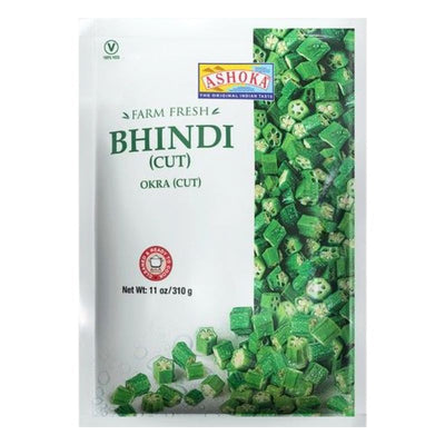 Ashoka Frozen Okra Cut Bhindi - 310g-Global Food Hub