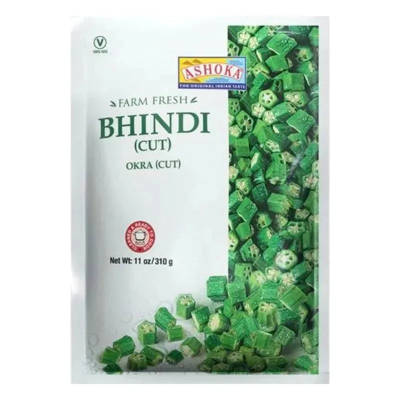 Ashoka Frozen Okra Cut Bhindi - 310g-Global Food Hub