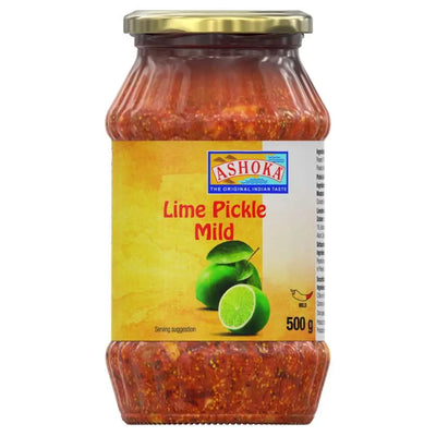 Ashoka Lime Pickle Mild-500 grams-Global Food Hub