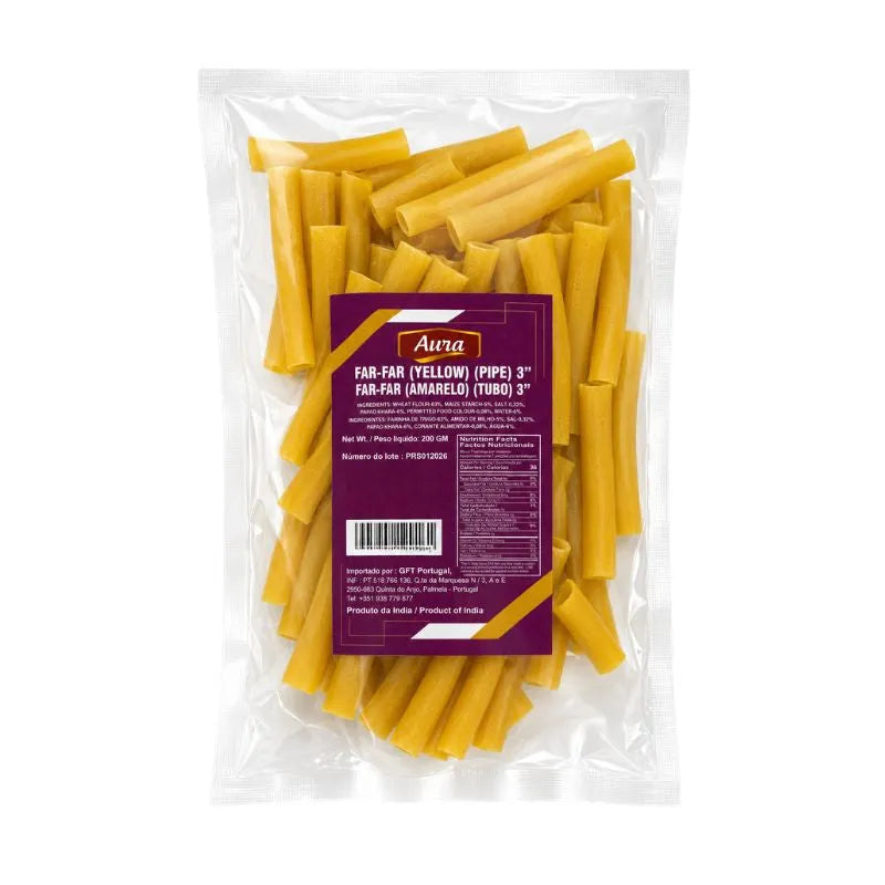 Aura Far-Far Yellow Coloured Pipe 3"- 200g-Global Food Hub