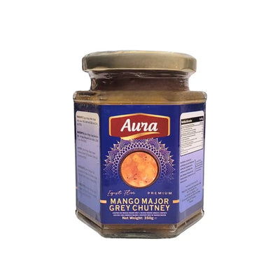 Aura Mango Major Grey Chutney- 350g-Global Food Hub