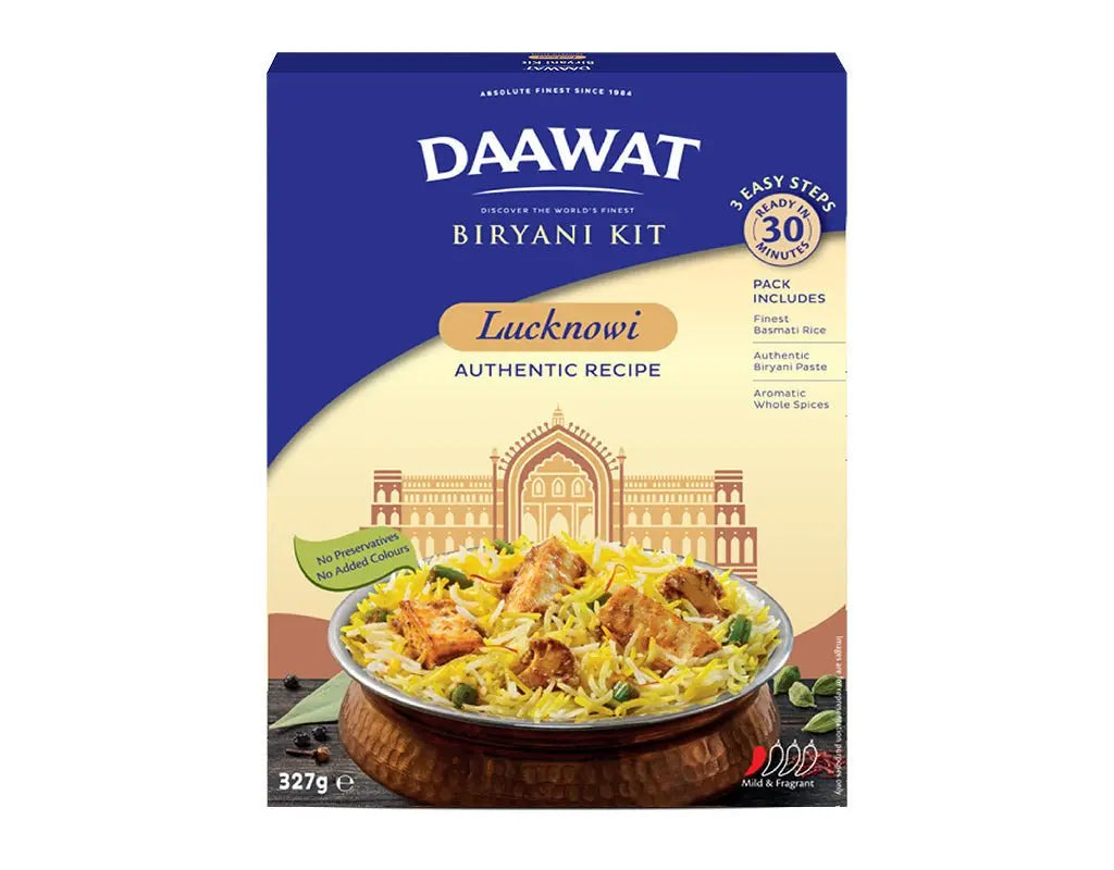 BBD 3th March '24 Daawat - 327g Lucknowi Biryani Kit-327 grams-Global Food Hub