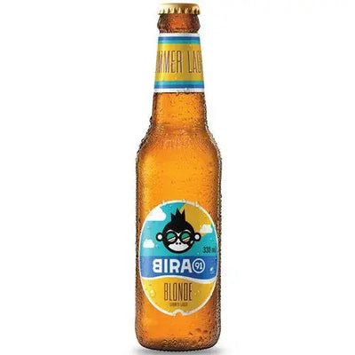 BIRA 91 Blonde Summer Beer Lager, 4,5% vol.- 330ml-Bottle- 330ml-Global Food Hub