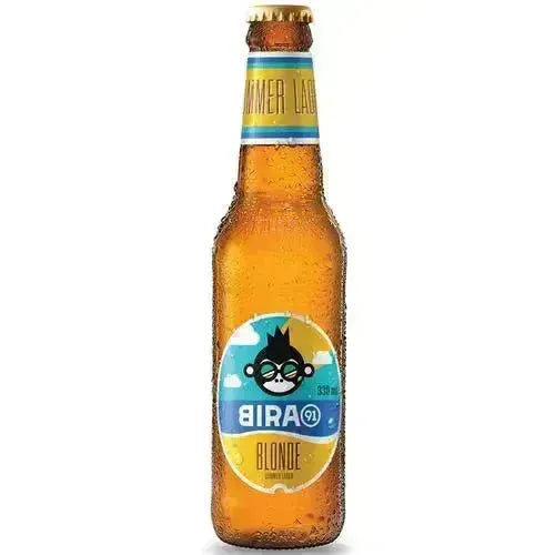 BIRA 91 Blonde Summer Beer Lager, 4,5% vol. - Bottle - 330ml-Global Food Hub