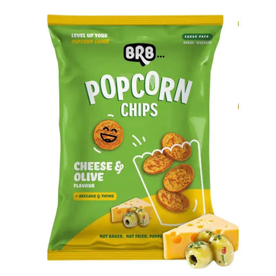 BRB Popcorn Chips Cheese & Olive Flavour-Global Food Hub