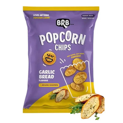 BRB Popcorn Chips Garlic Bread Flavour-Global Food Hub