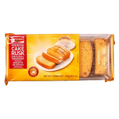 BRITANNIA Cake Rusk Original - 550g-Global Food Hub
