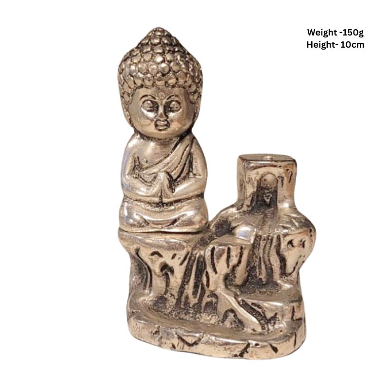 Back Flow Cone Incense Burner Buddha-Global Food Hub