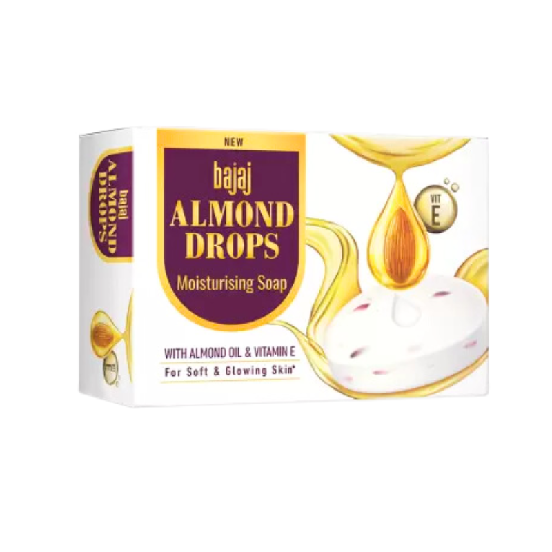 Bajaj Almond Drops Soap-Global Food Hub